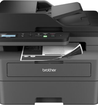 Brother DCP-L2640DW Wireless Compact Monochrome Multi-Function Laser Printer with Copy and Scan, Duplex, Mobile, Black & White | Includes Refresh Subscription Trial(1), Works with Alexa