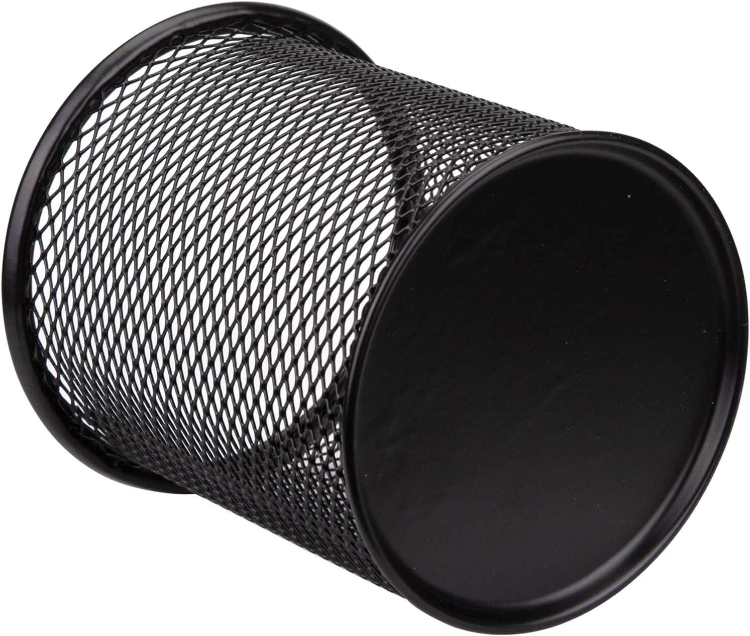 Nicunom 12 Pack Metal Pen Holder Wire Mesh Pen Cup Pencil Holder Pencil Cup for Desk Office Pen Organizer, Black - Image 8